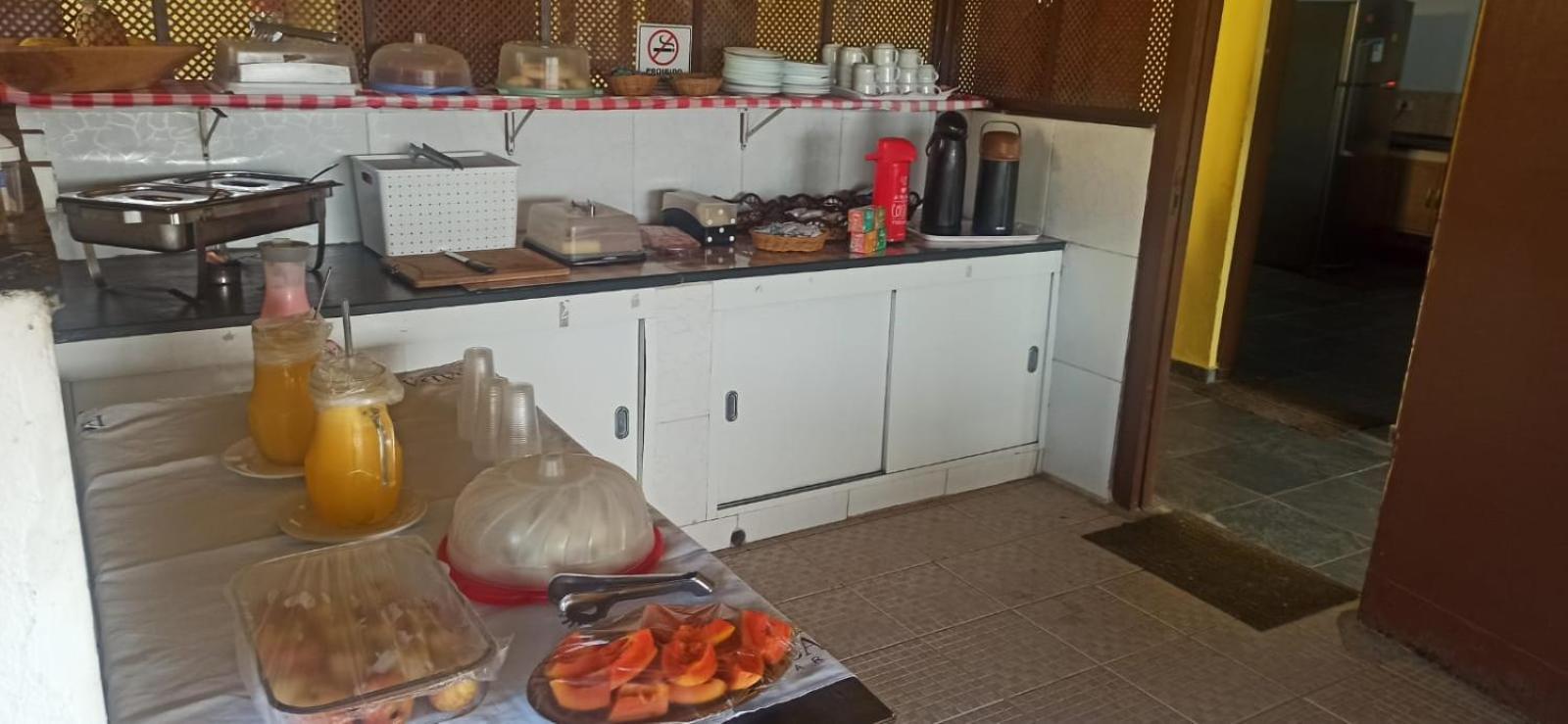 Pousada E Restaurante Frente Mar H Гуаружа Экстерьер фото