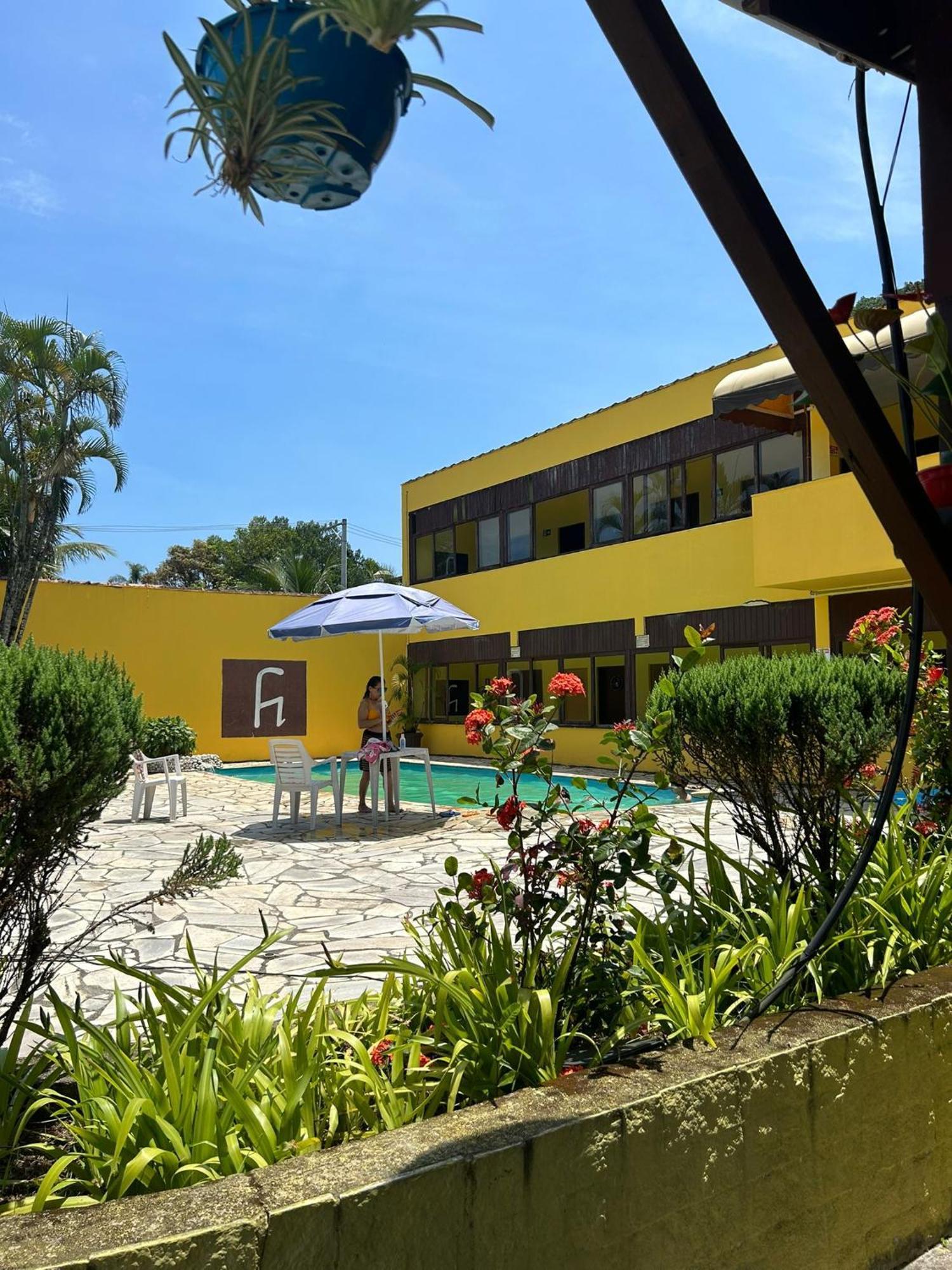 Pousada E Restaurante Frente Mar H Гуаружа Экстерьер фото