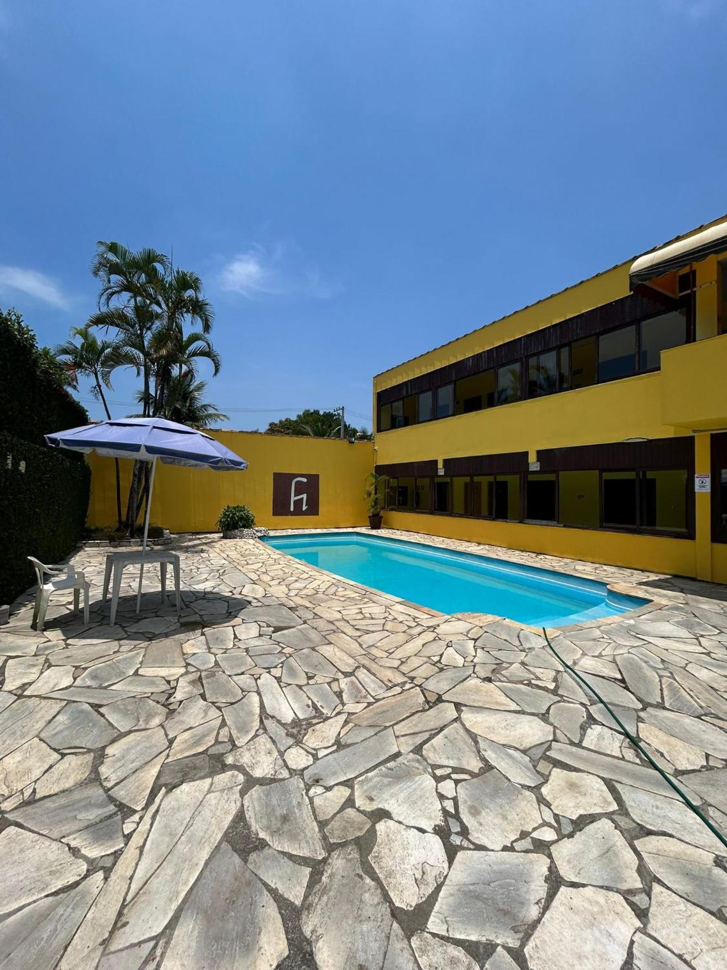 Pousada E Restaurante Frente Mar H Гуаружа Экстерьер фото